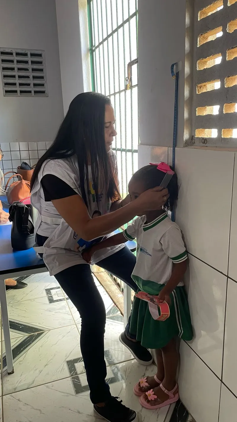 Foto 4 – Prefeitura de Paraibano, por meio da Secretaria Municipal de Saúde, realiza mais uma ação do Saúde na Escola.