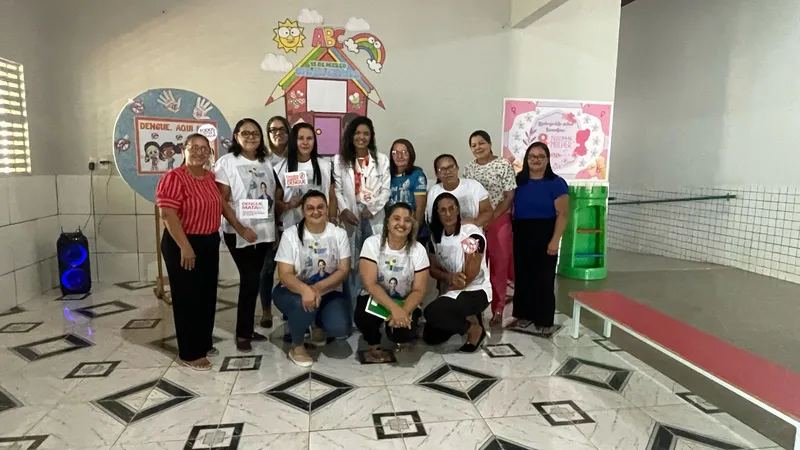 Foto 1 – Prefeitura de Paraibano, por meio da Secretaria Municipal de Saúde, realiza mais uma ação do Saúde na Escola.