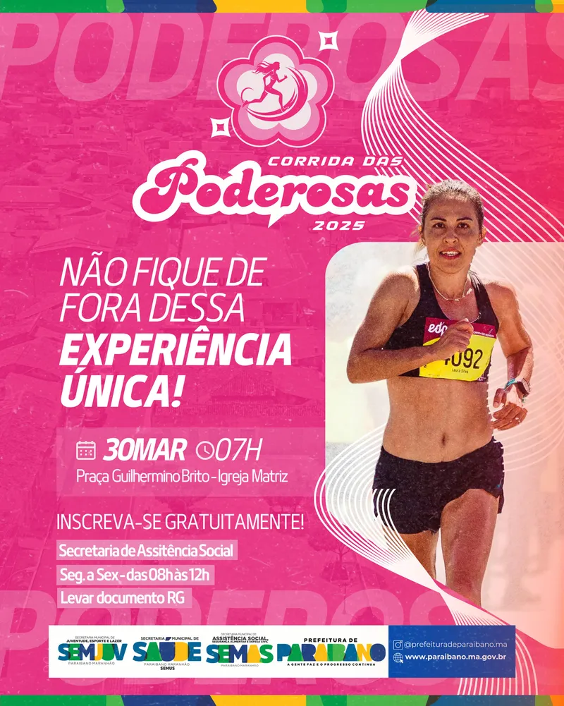 Prefeitura de Paraibano divulga data da Corrida das Poderosas