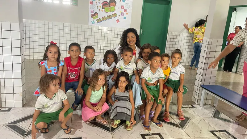 Foto 14 – Prefeitura de Paraibano, por meio da Secretaria Municipal de Saúde, realiza mais uma ação do Saúde na Escola.