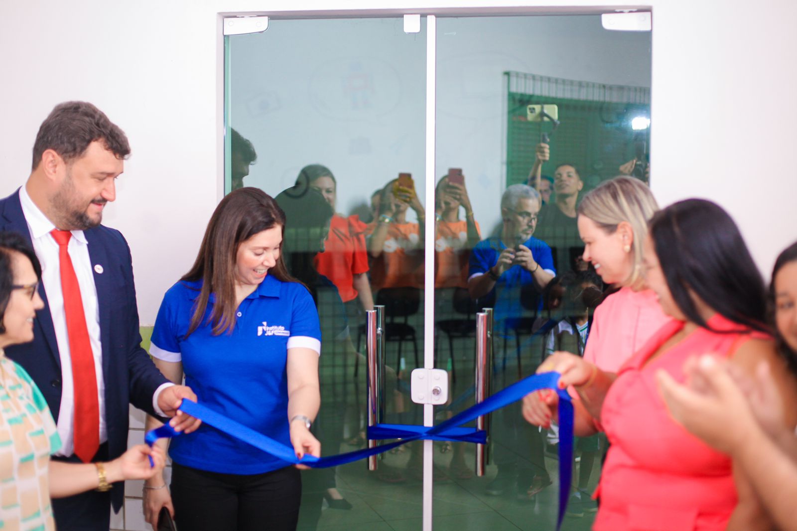 Foto 2 – A Prefeitura de Paraibano realizou a inauguração das novas salas de computação nas escolas Unidade Escolar João Paraiban