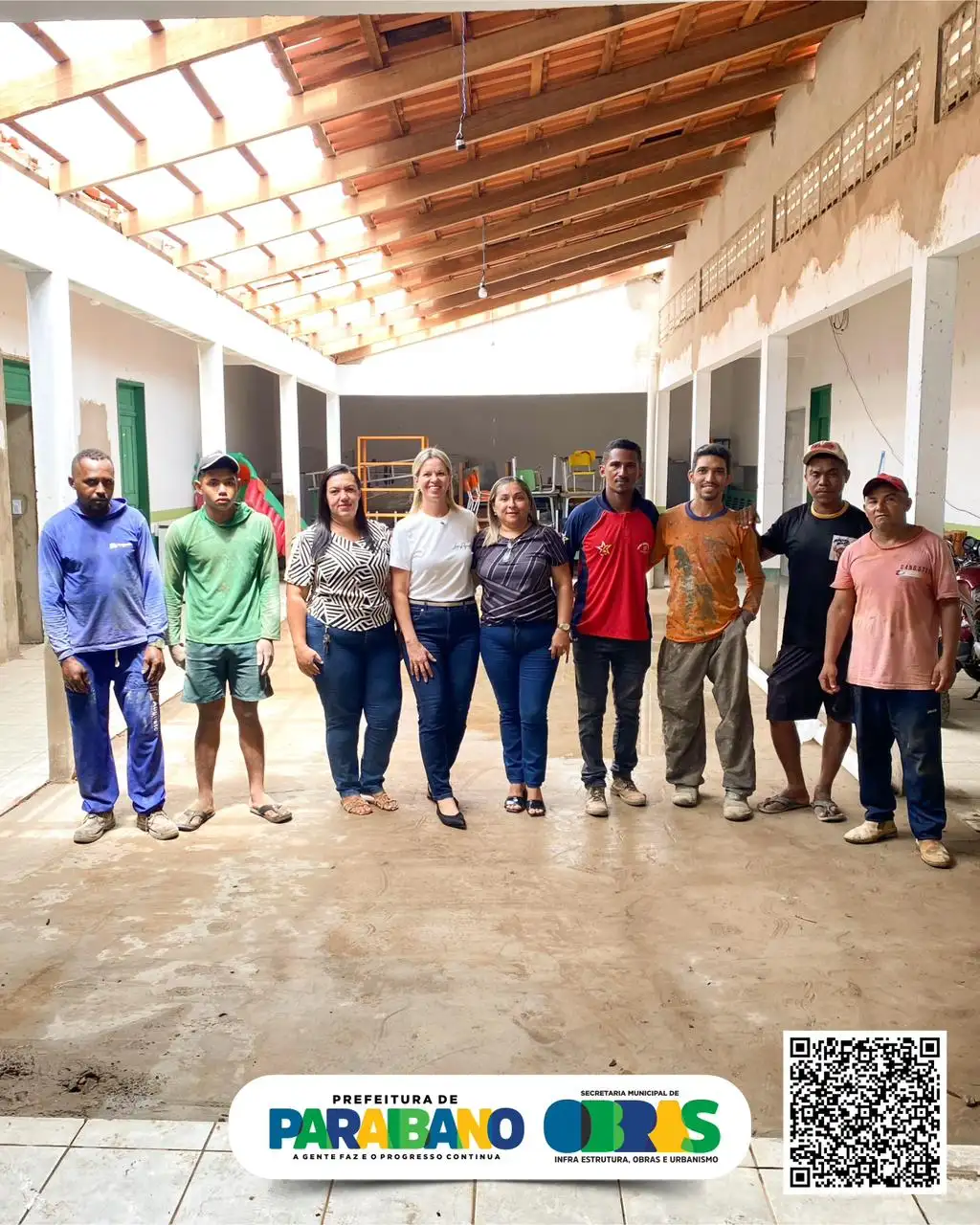Mais uma obra que demonstra o cuidado da gestão com a educação pública.