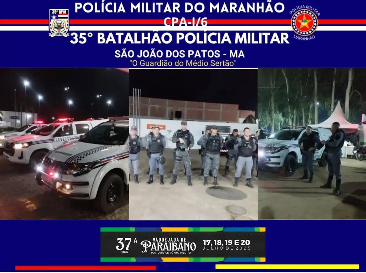 Prefeitura de Paraibano garante a segurança da população da 37ª Vaquejada de Paraibano.