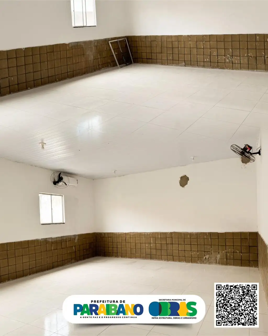 Foto 5 – Mais uma obra que demonstra o cuidado da gestão com a educação pública.