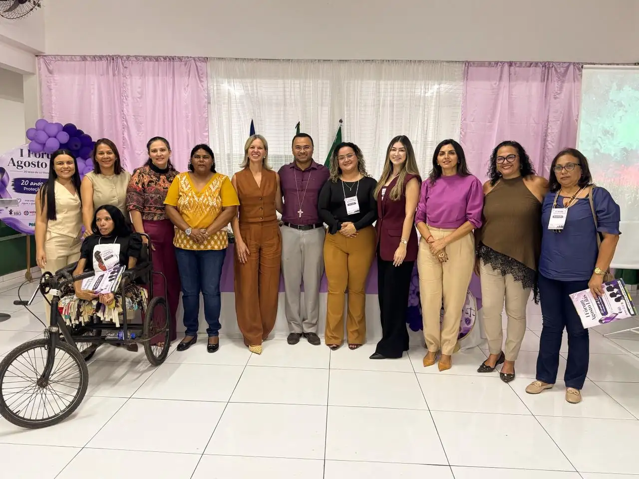 Foto 7 – Prefeitura Municipal de Paraibano realizou o I Fórum Agosto Lilás em alusão aos 20 anos da Lei Maria da Penha.