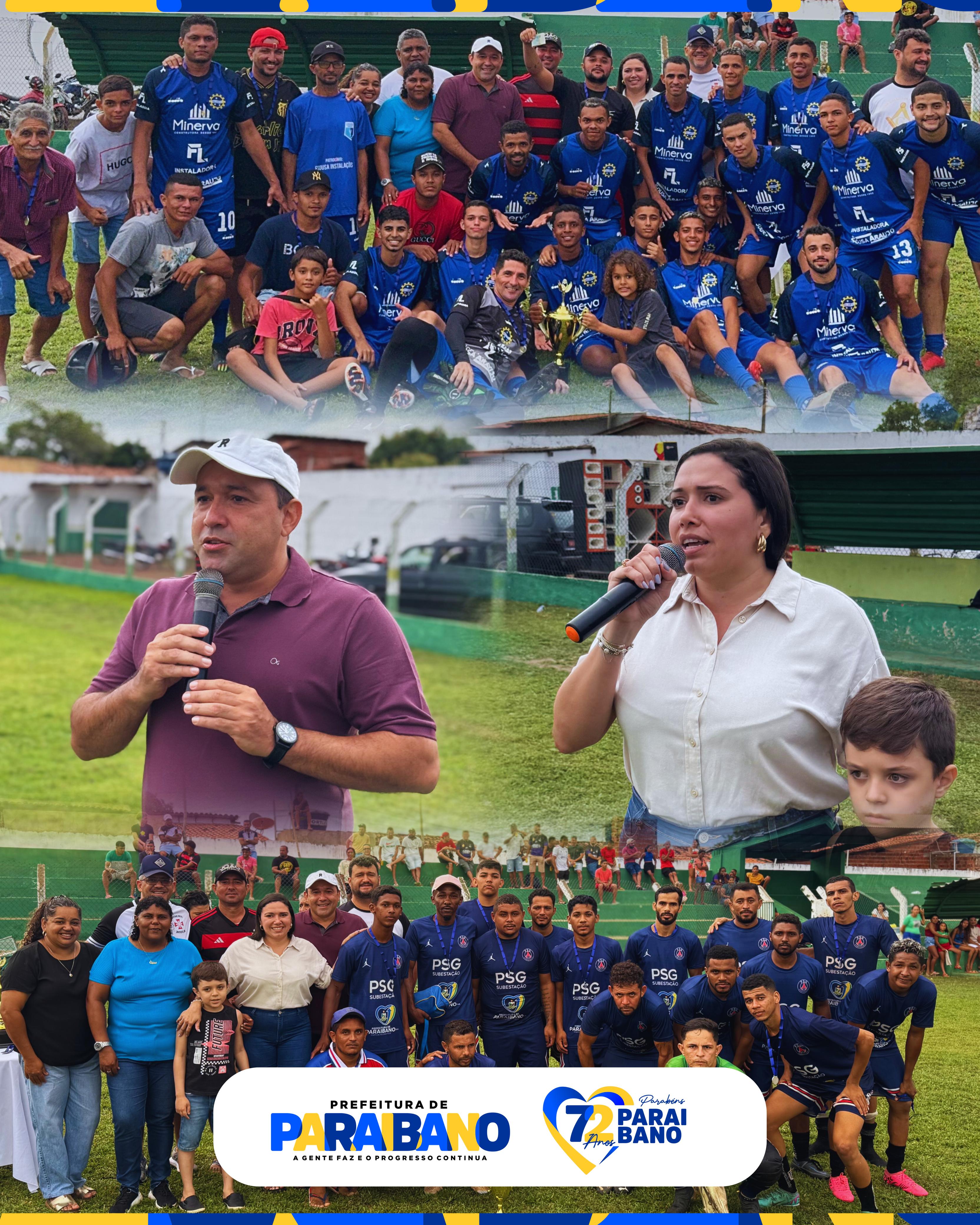 Foto 1 – PREFEITURA DE PARAIBANO ANUNCIA TORNEIO DE ANIVERSÁRIO "TAÇA DA CIDADE".