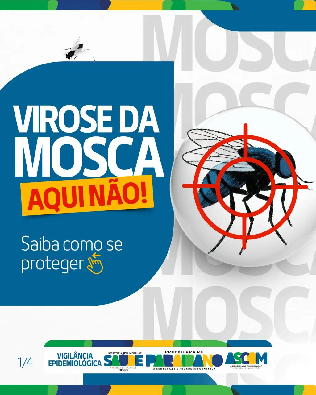 Prefeitura de Paraibano segue reforçando a informação e a prevenção contra a virose da mosca.