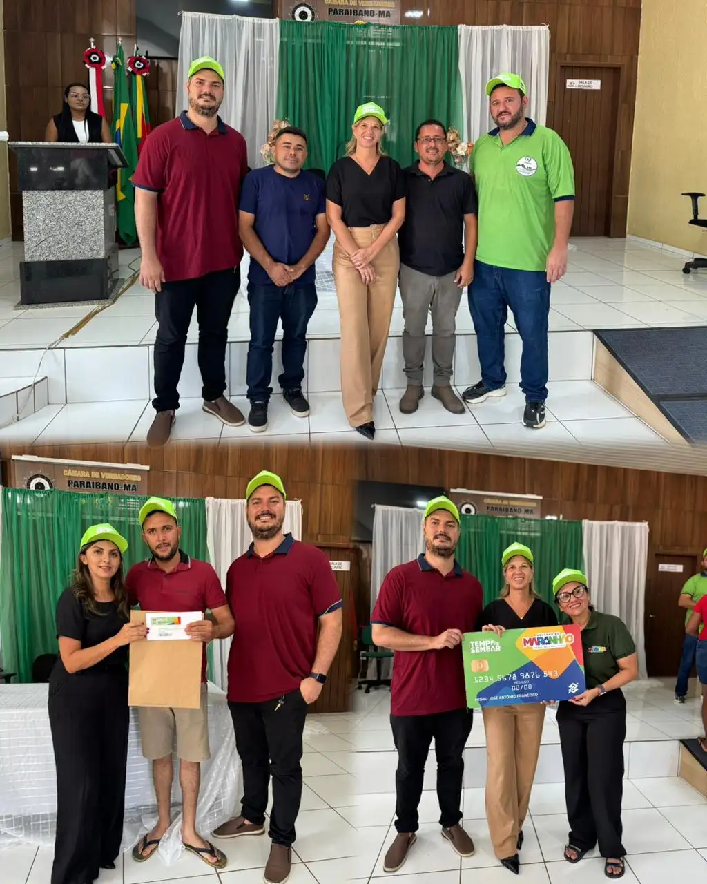 Prefeitura de Paraibano realizou a entrega dos cartões do Programa Tempo de Semear