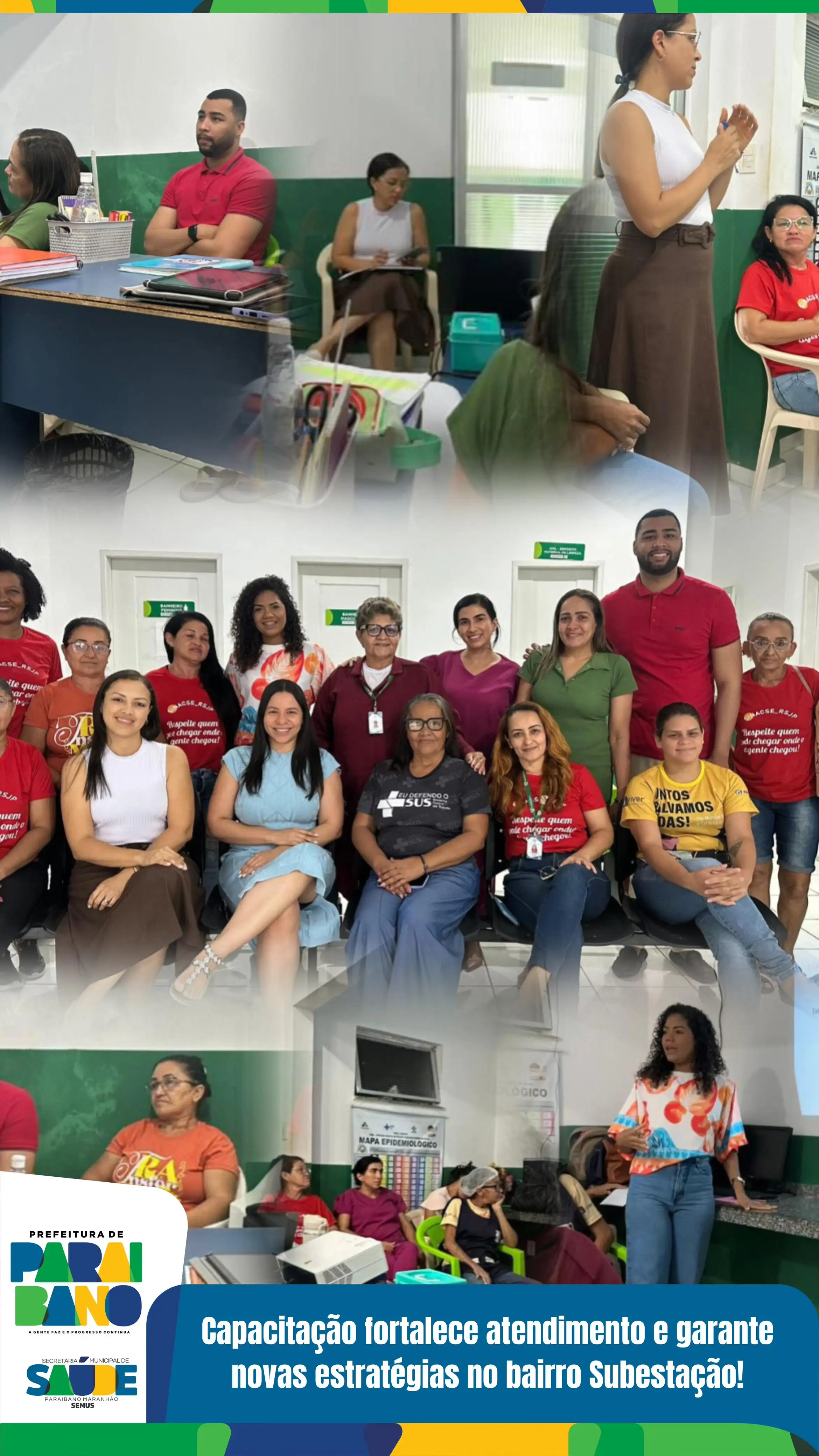 Equipe de saúde realiza Capacitação e fortalecimento da saúde no território!