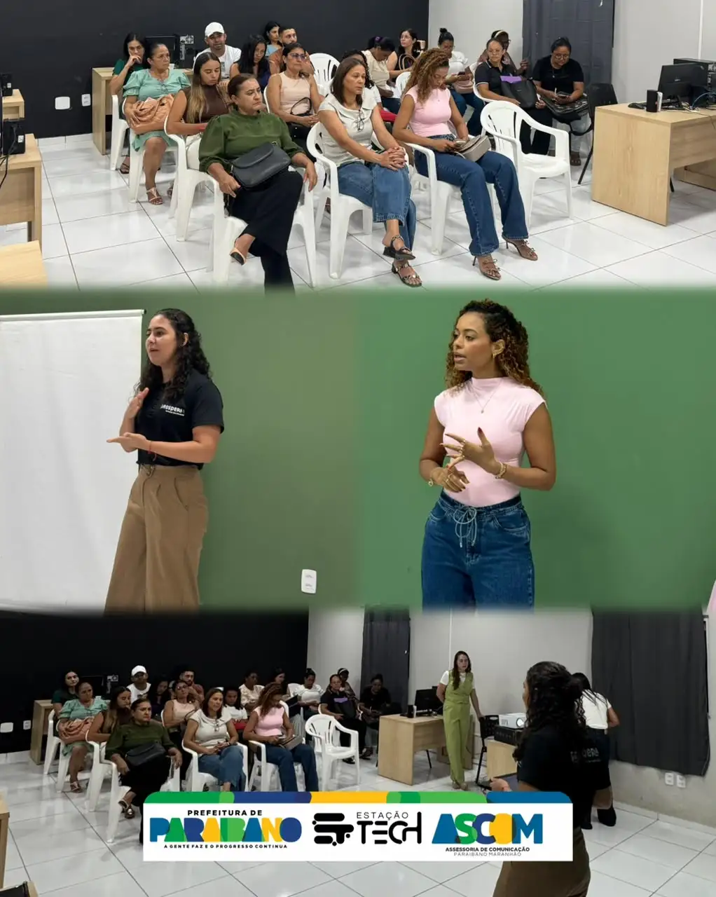 Foto 1 – Prefeitura de Paraibano fortalece iniciativas voltadas à capacitação e ao empreendedorismo feminino.