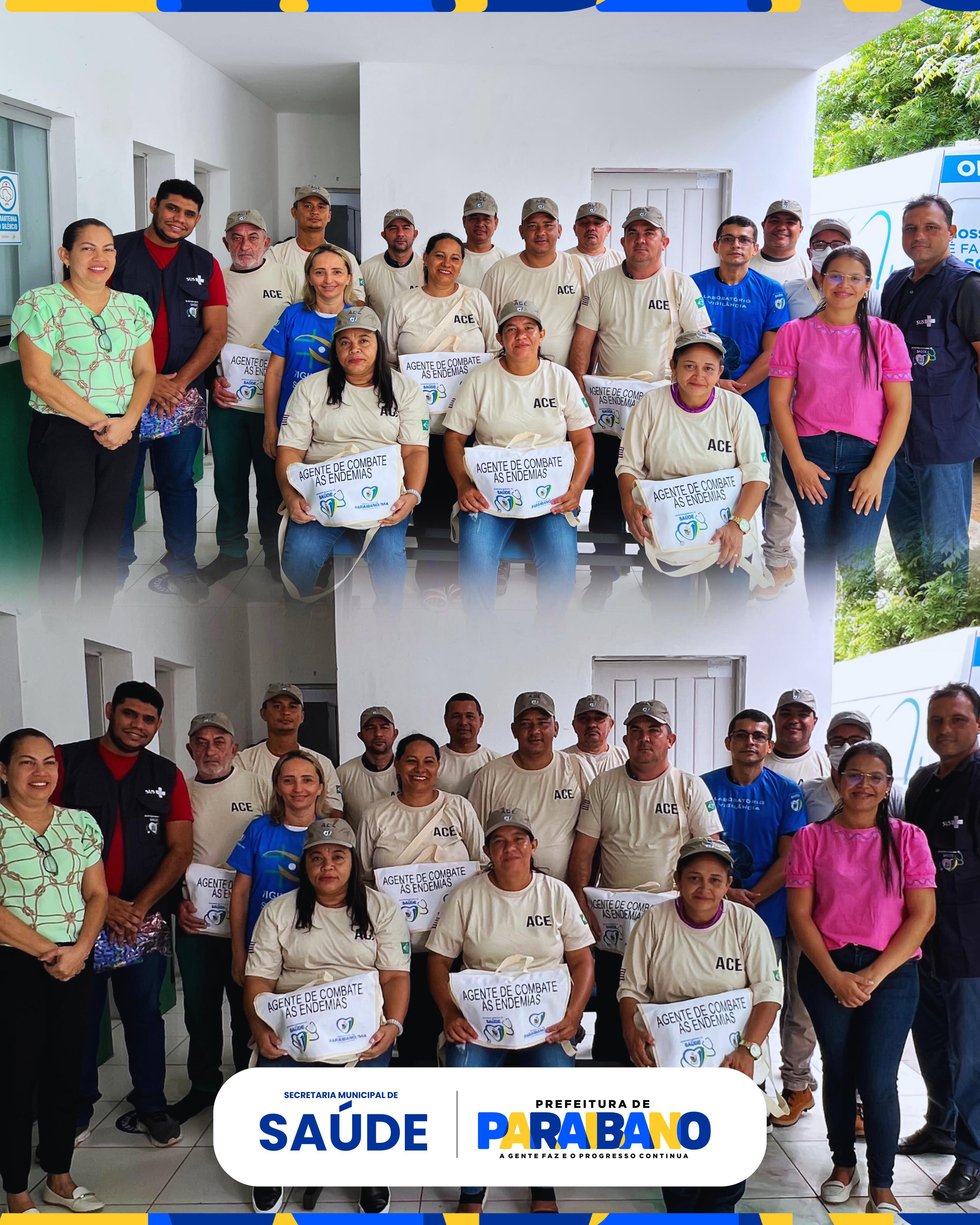 Prefeitura de Paraibano realizou entrega de fardamentos aos Agentes de Endemias.