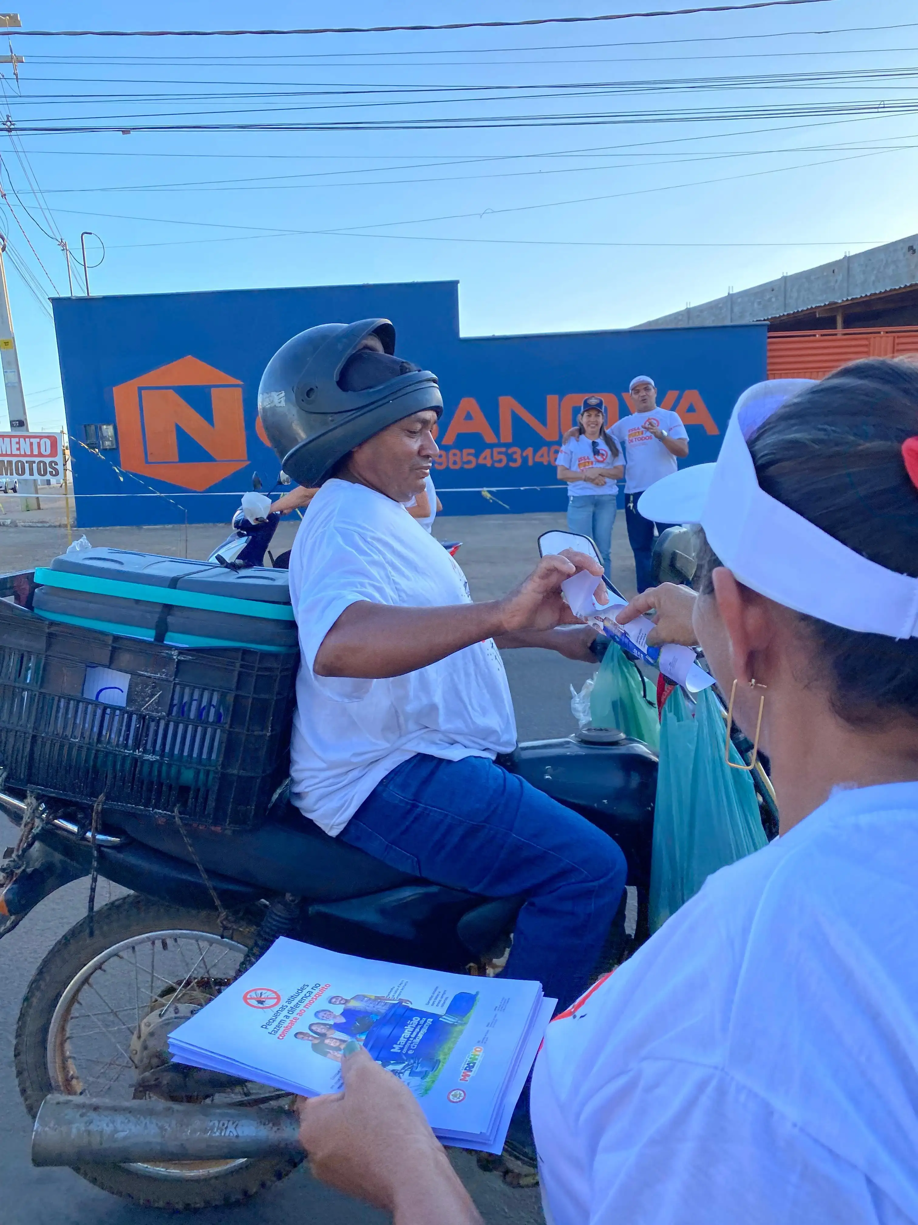 Foto 5 – Prefeitura de Paraibano realizou uma blitz educativa de combate à dengue durante a 37ª Vaquejada!