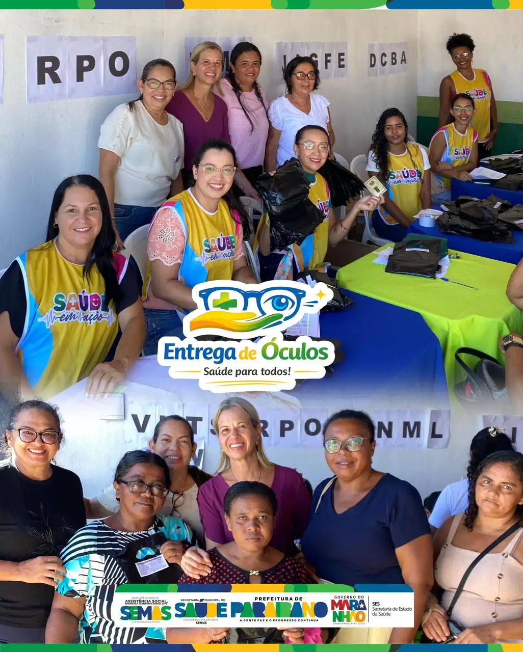 Foto 1 – Entrega de óculos garante mais qualidade de vida em Paraibano