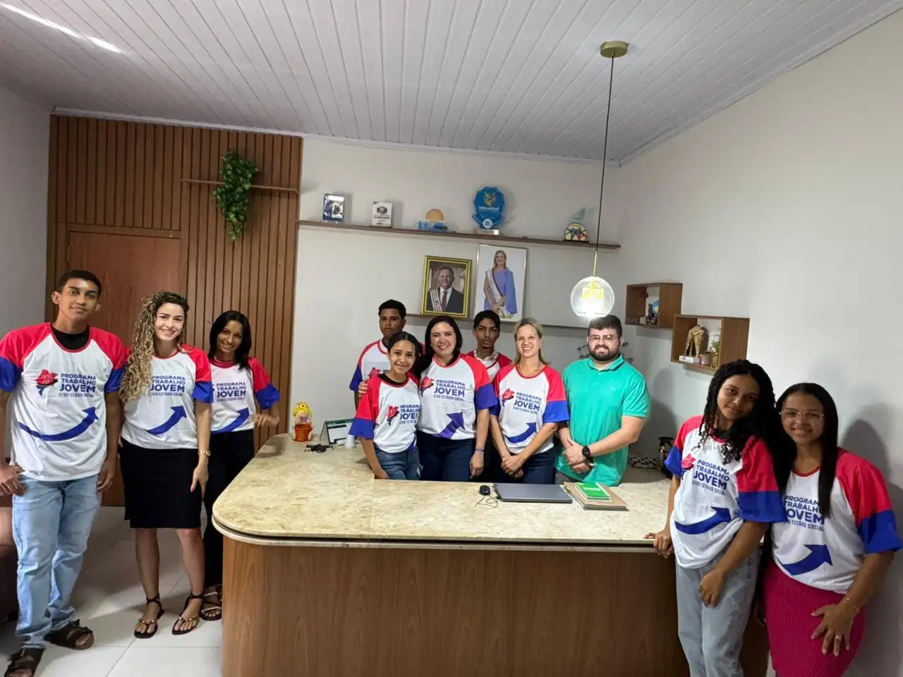 Prefeitura de Paraibano realiza importante reunião com os jovens e o coordenador estadual do Programa Trabalho Jovem.