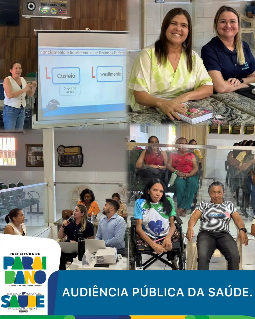 Prefeitura Municipal realizou a Audiência Pública de Prestação de Contas da Saúde.