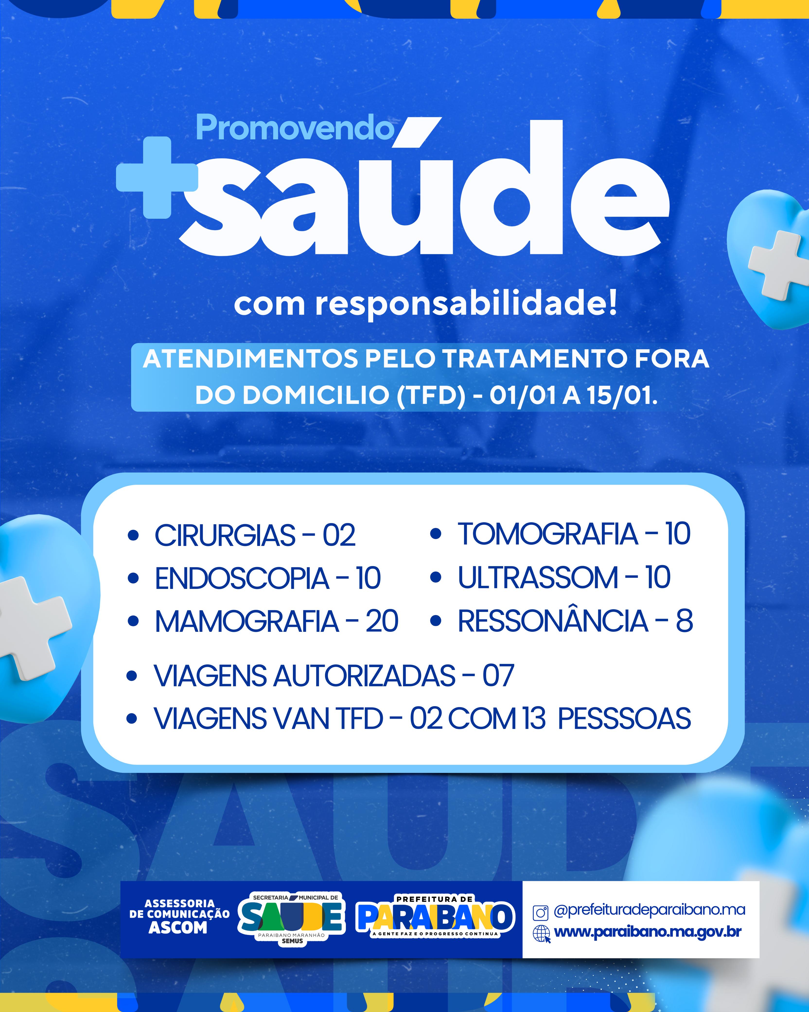 Prefeitura de Paraibano promove mais saúde com responsabilidade.
