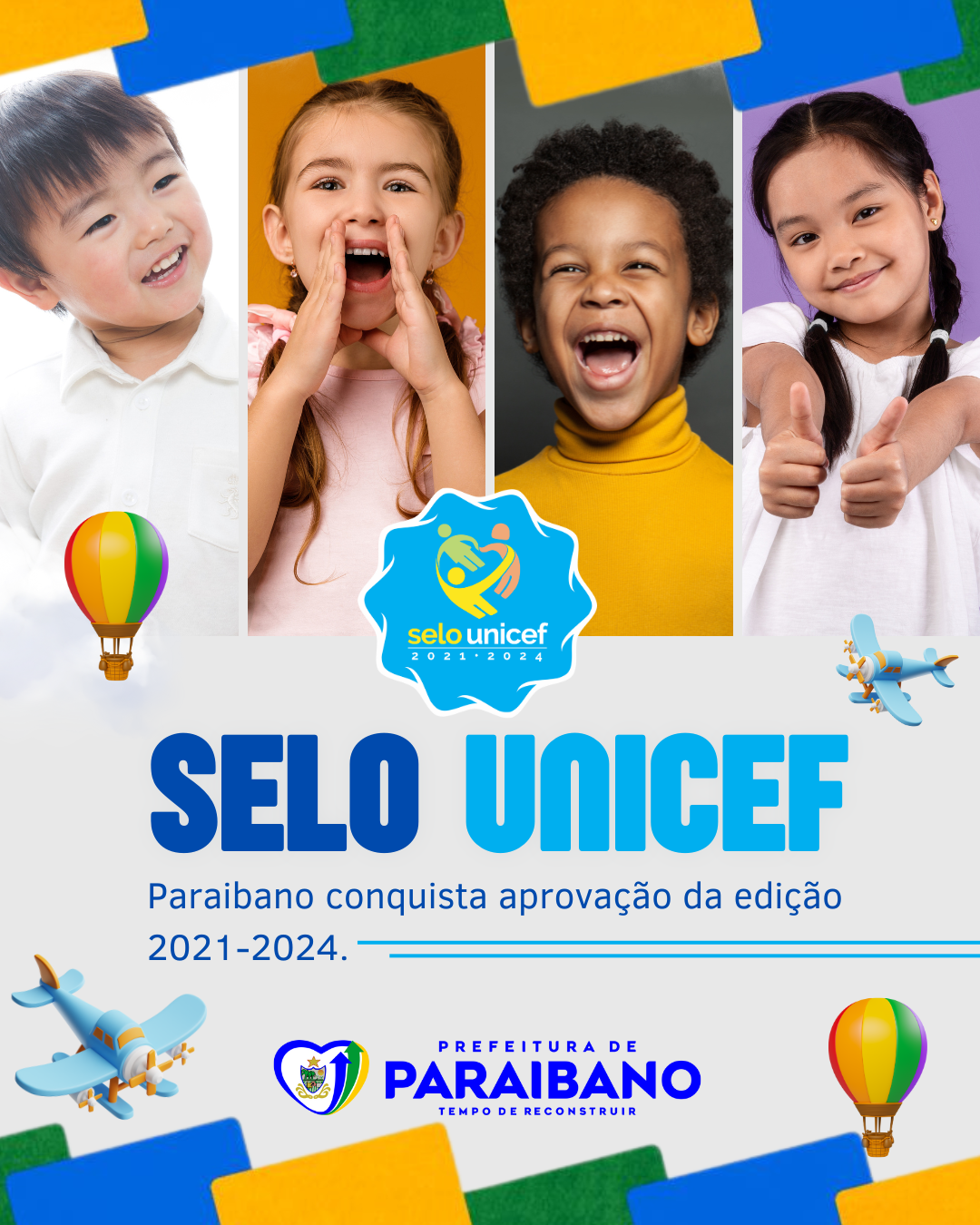 Paraibano conquista o Selo UNICEF e reafirma compromisso com a infância e adolescência