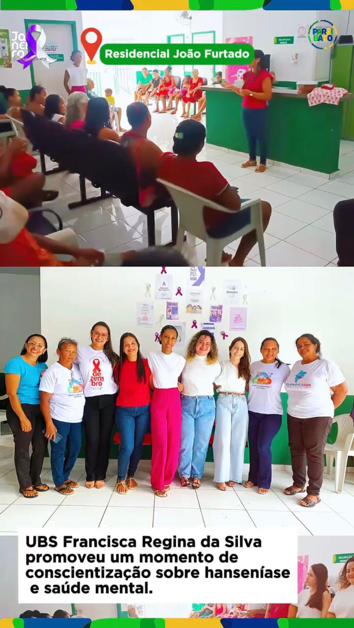 Prefeitura de Paraibano realiza Ação de Conscientização na UBS Francisca Regina.
