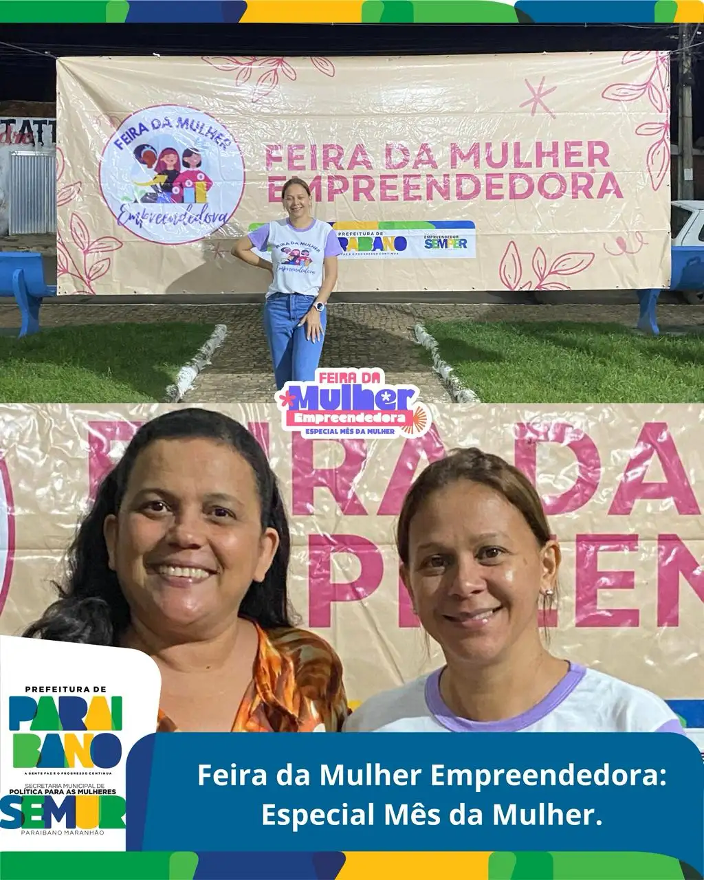 Foto 2 – Secretaria da Mulher realiza mais uma edição da Feira da Mulher Empreendedora – Especial Mês da Mulher.