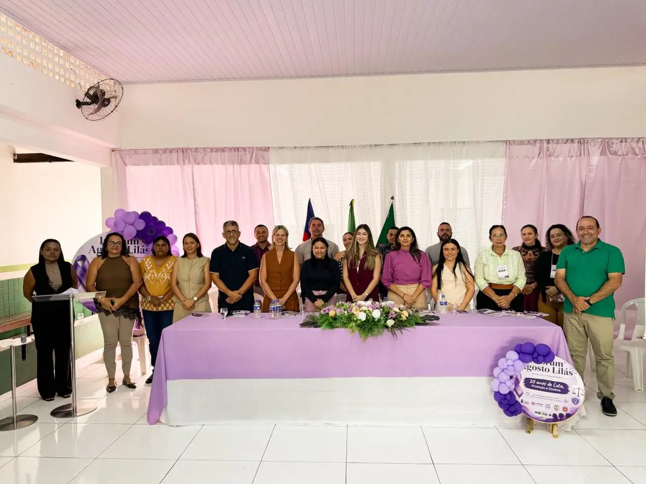 Foto 6 – Prefeitura Municipal de Paraibano realizou o I Fórum Agosto Lilás em alusão aos 20 anos da Lei Maria da Penha.
