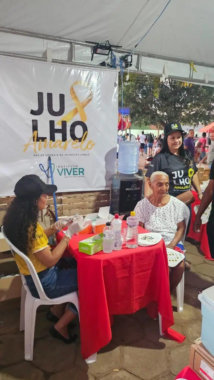 Foto 4 – Prefeitura realizou uma importante ação da campanha Julho Amarelo na 37ª Vaquejada de Paraibano.