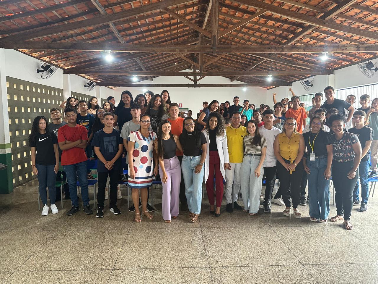 Secretaria de Assistência Social rrealizou uma ação educativa em parceria com a Saúde e Educação.