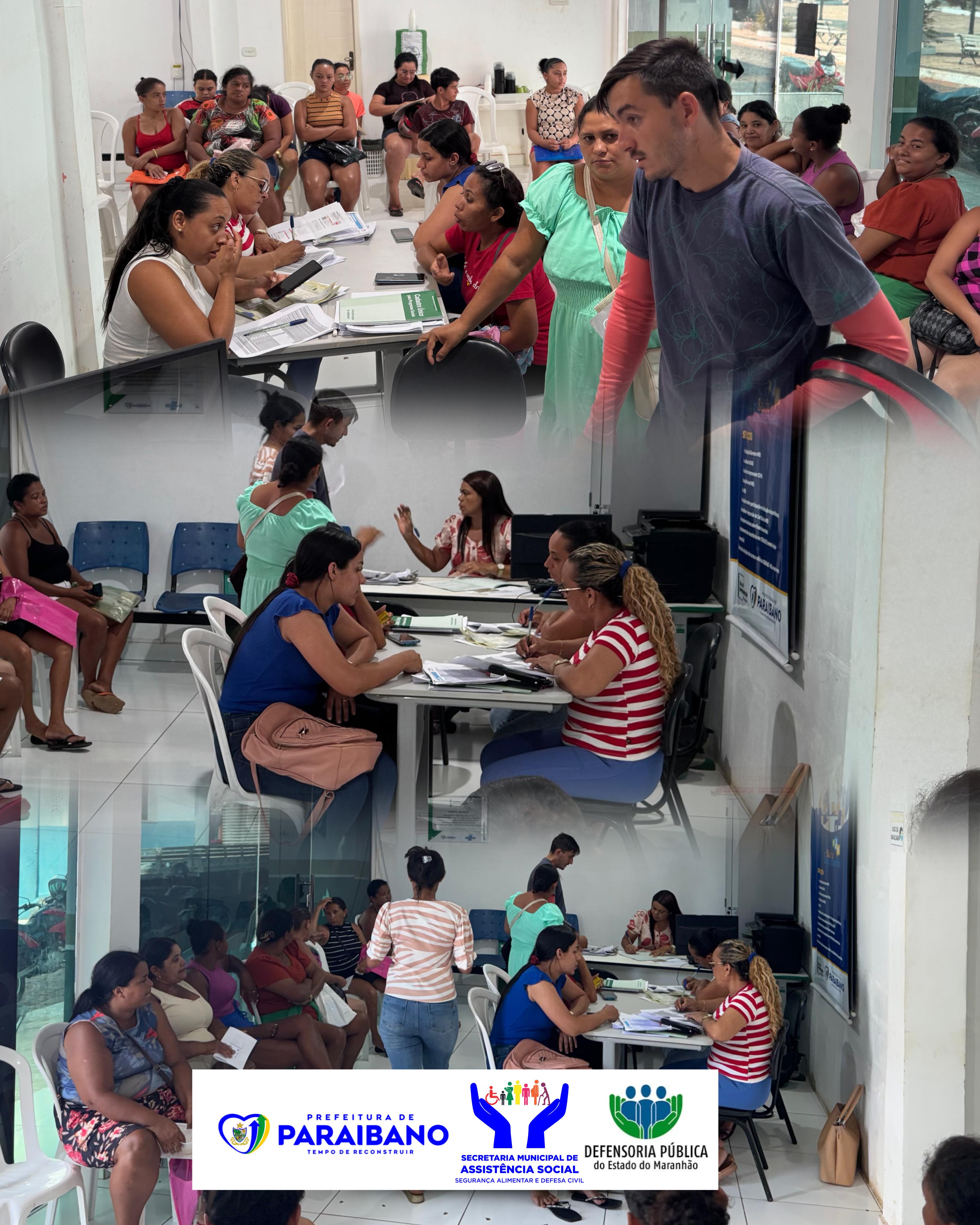 Foto 1 – Prefeitura de Paraibano realiza Mutirão de Erradicação do Sub-Registro Civil de Nascimento