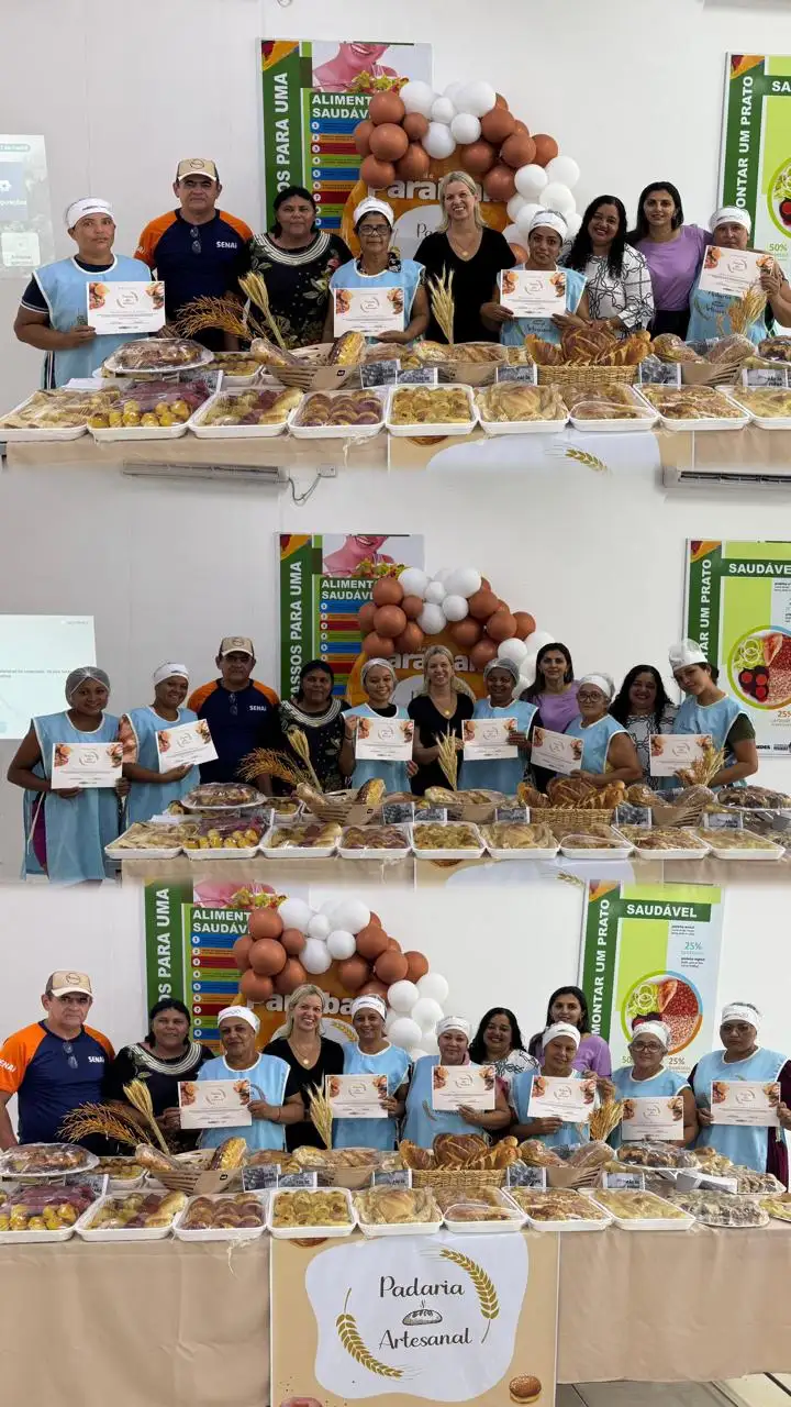 Foto 3 – Prefeitura de Paraibano, em parceria com o Governo do Estado do Maranhão e a CAISAN-MA, realizou o Curso de Panificação