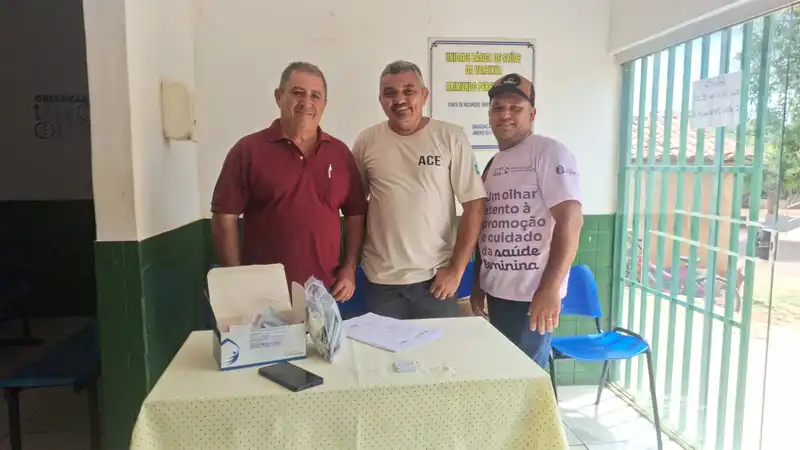 Secretaria de Saúde de Paraibano, realiza testes de calazar no animais do povoado Varzinha.