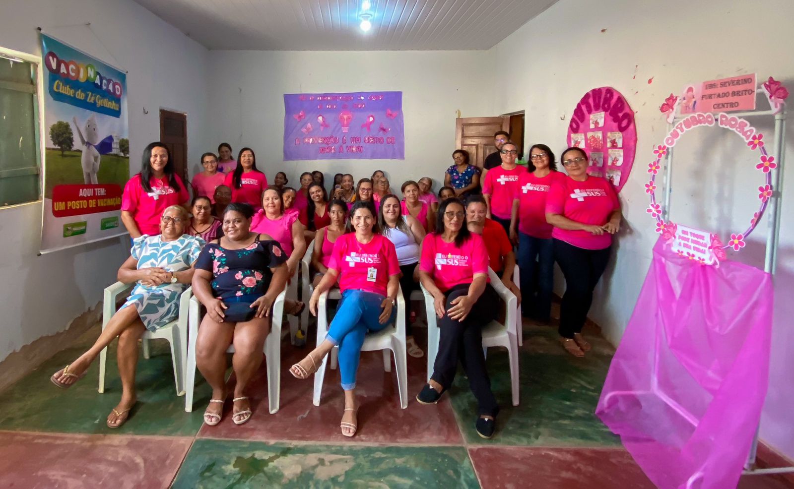 PREFETITURA DE PARAIBANO REALIZA AÇÕES AO OUTBRO ROSA