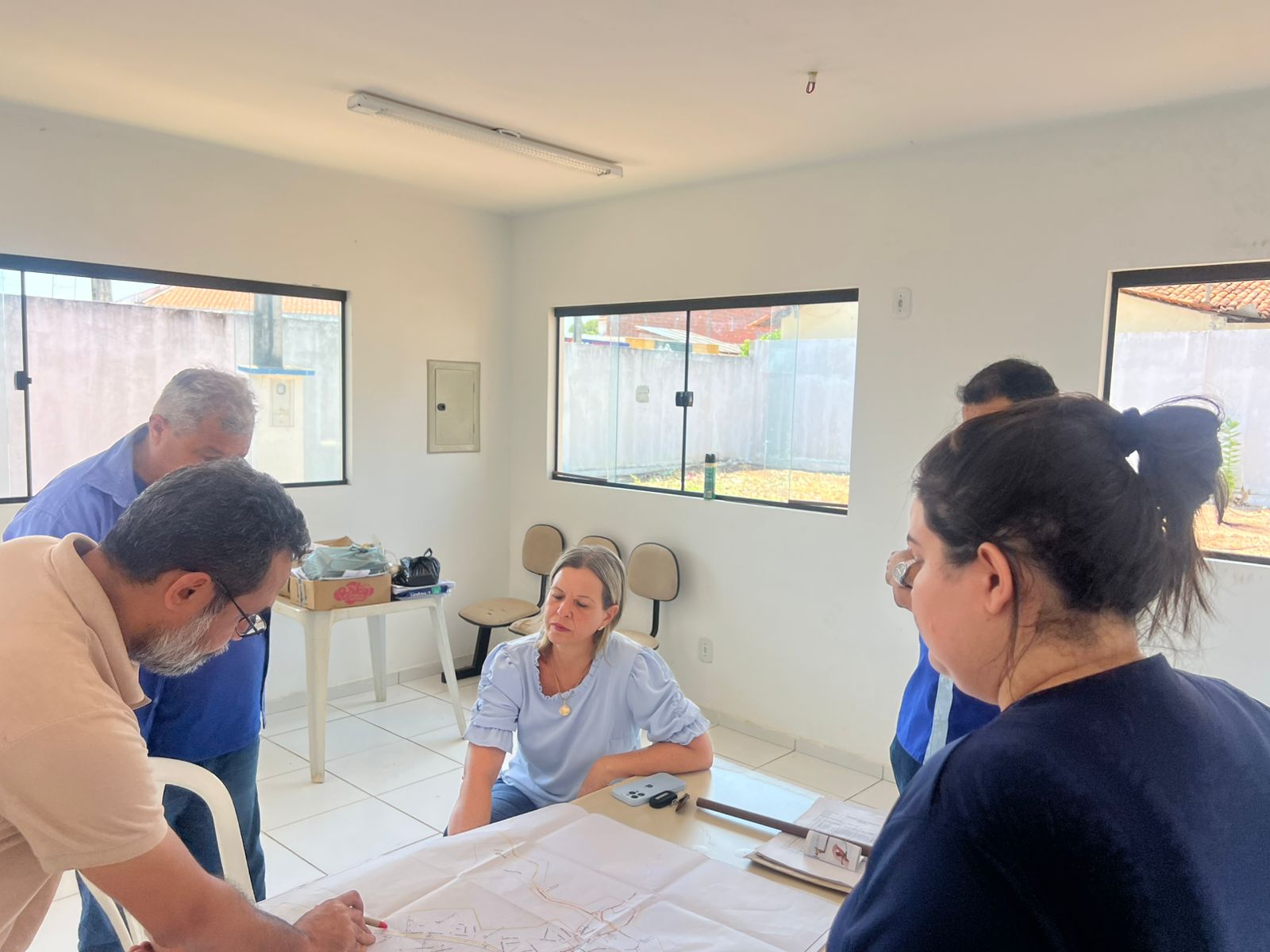 Foto 2 – PREFEITA VANESSA FURTADO PARTICIPA DE IMPORTANTE REUNIÃO COM FUNCIONÁRIOS DA CAEMA