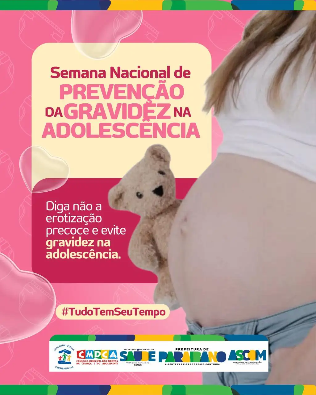 Prefeitura de Paraibano inicia Semana Nacional de Prevenção da Gravidez na Adolescência