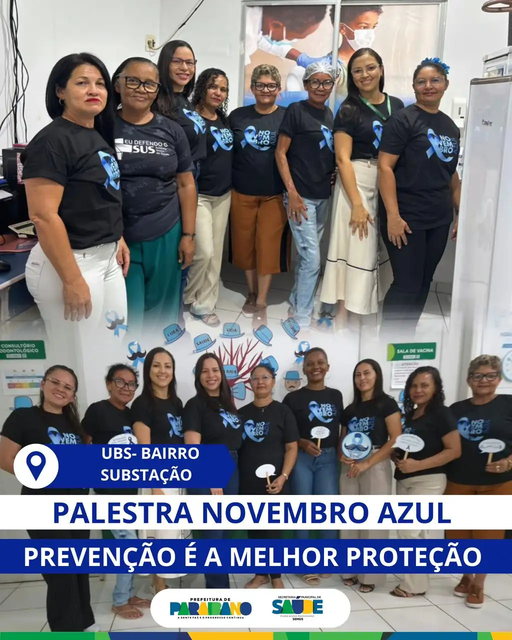 Prefeitura de Paraibano ealizou uma ação especial voltada para a saúde do homem.