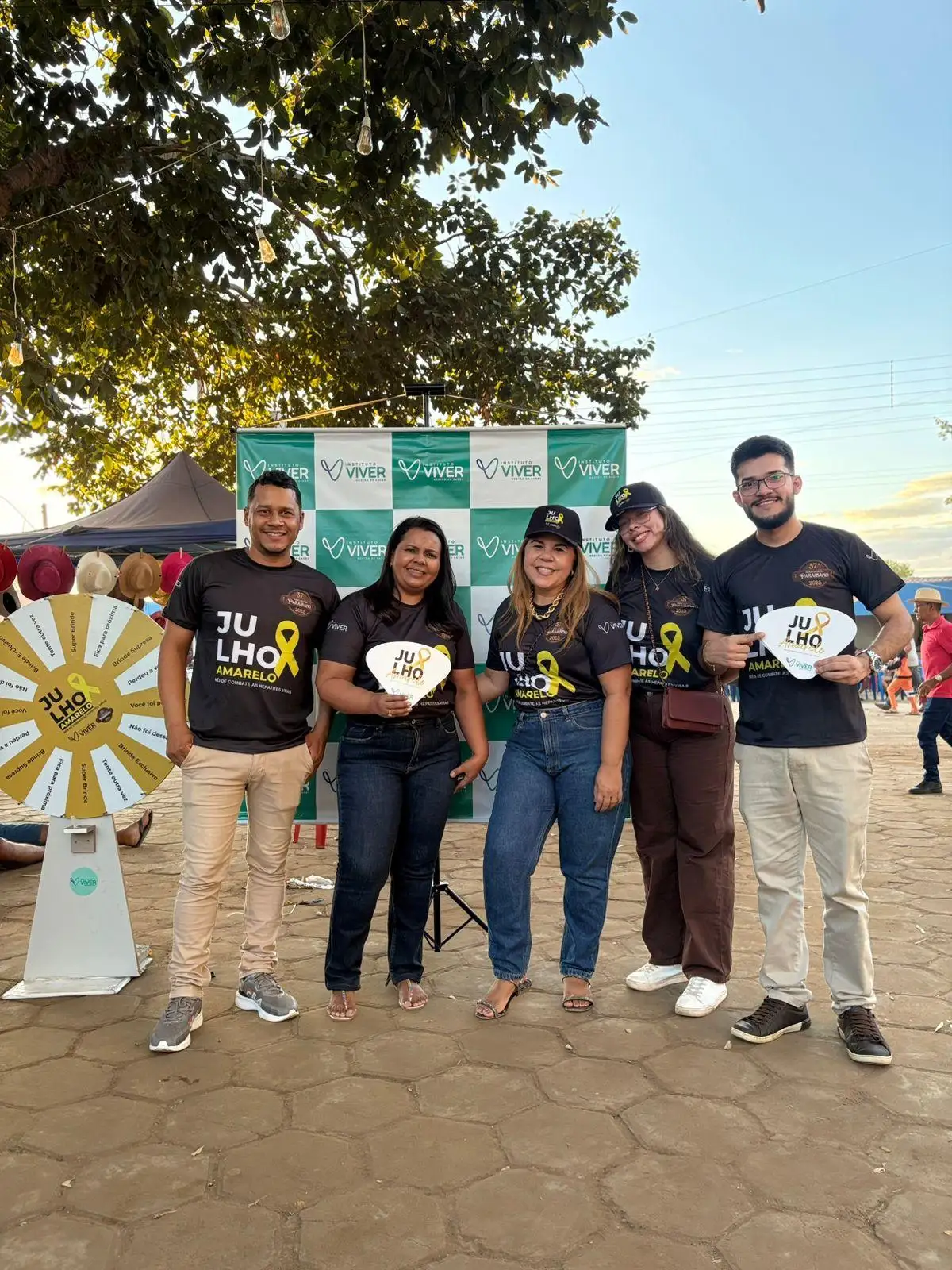 Prefeitura realizou uma importante ação da campanha Julho Amarelo na 37ª Vaquejada de Paraibano.