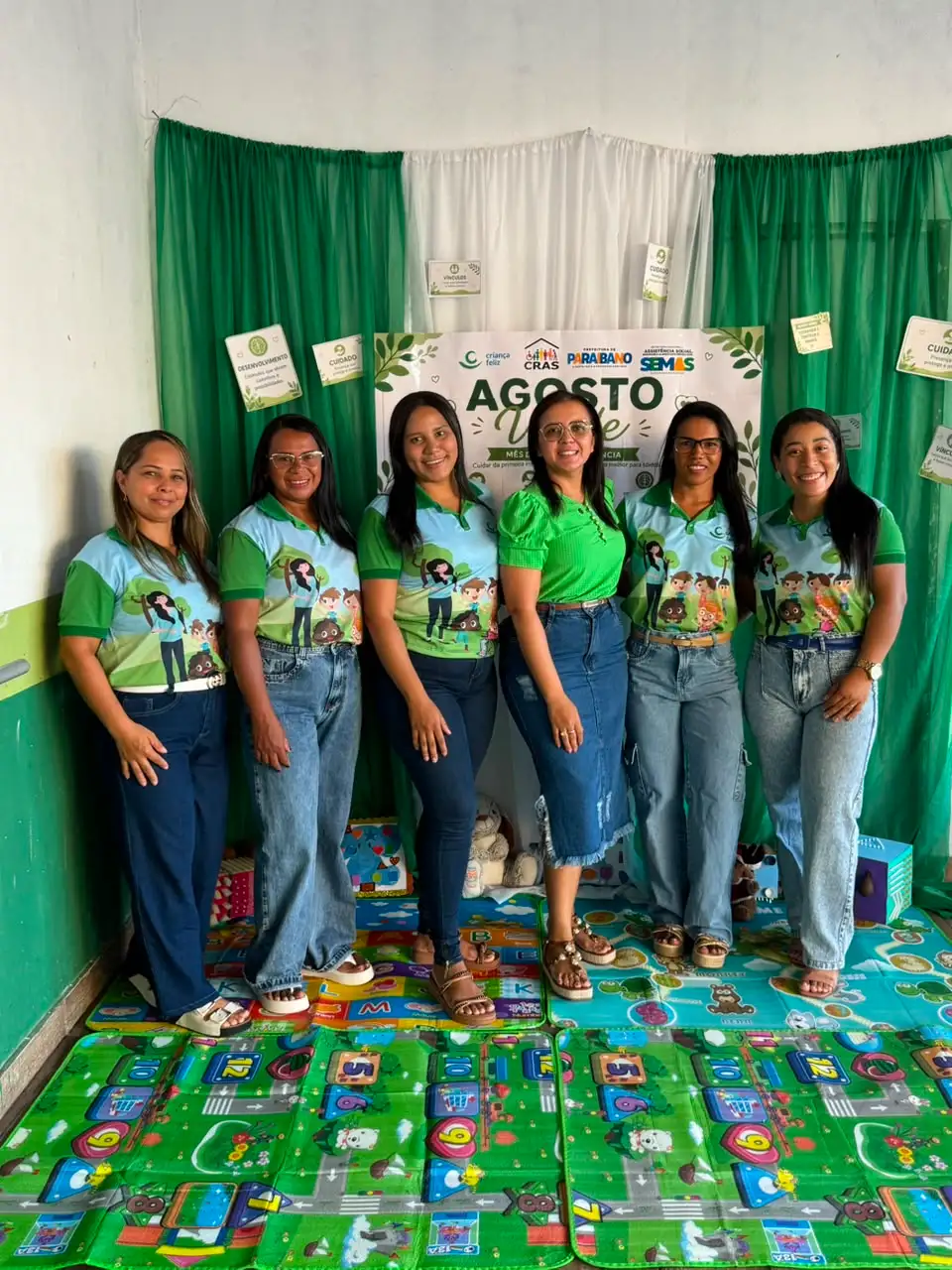 Foto 2 – Prefeitura de Paraibano, através da Secretaria de Assistência Social, realizou uma ação alusiva à campanha Agosto Verde