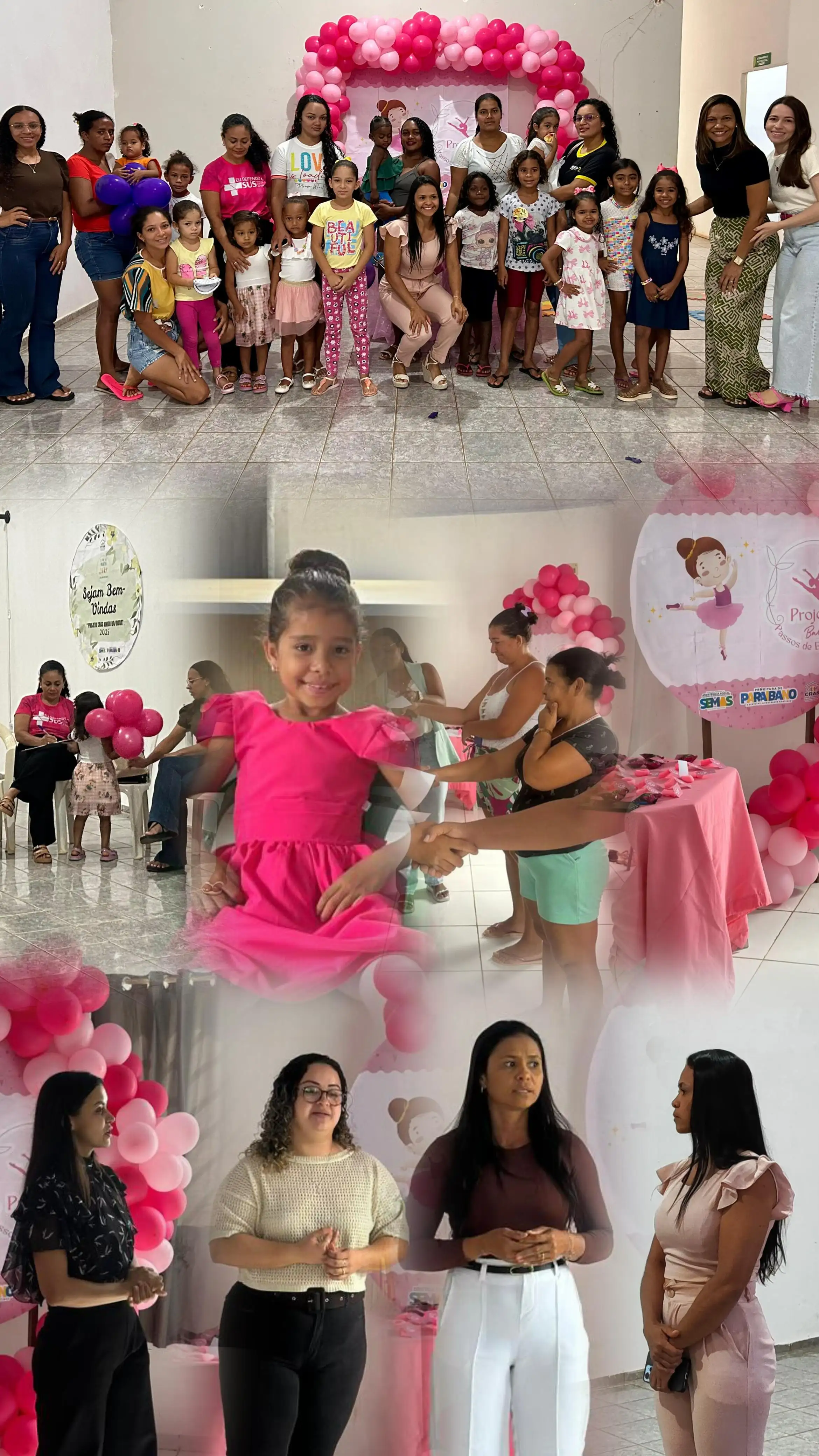 Prefeitura Municipal de Paraibano realizou a abertura do Projeto Balé Passos da Esperança.