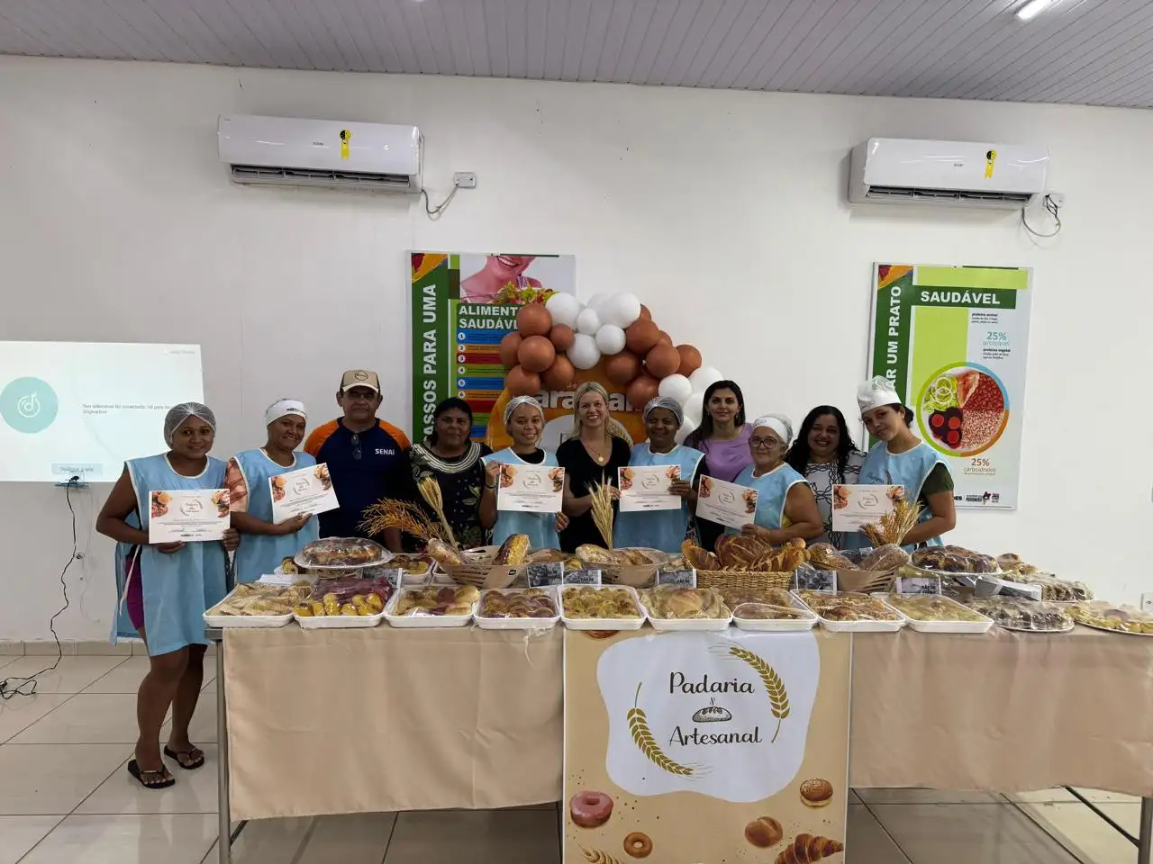 Prefeitura de Paraibano, em parceria com o Governo do Estado do Maranhão e a CAISAN-MA, realizou o Curso de Panificação