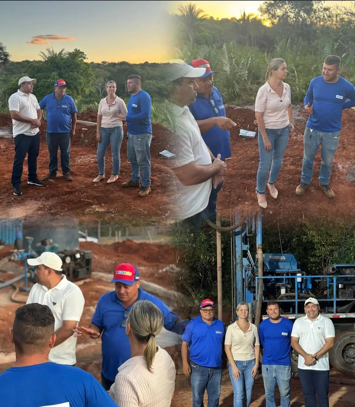 Prefeitura Municipal de Paraibano informa que já foi iniciada a perfuração de mais um poço artesiano no município.