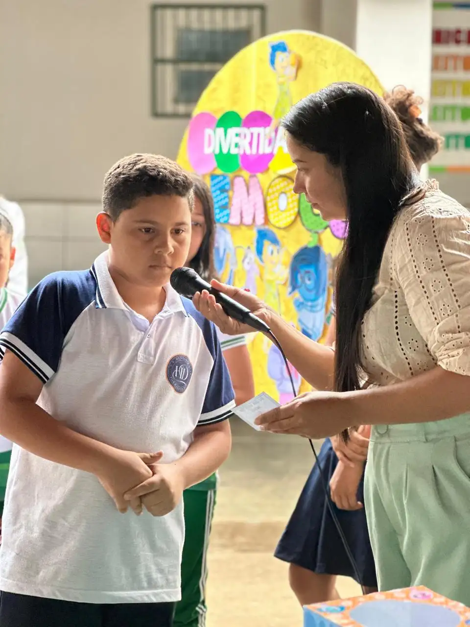 Foto 1 – Prefeitura realiza ação do Saúde na Escola, na escola Henrique Dias.