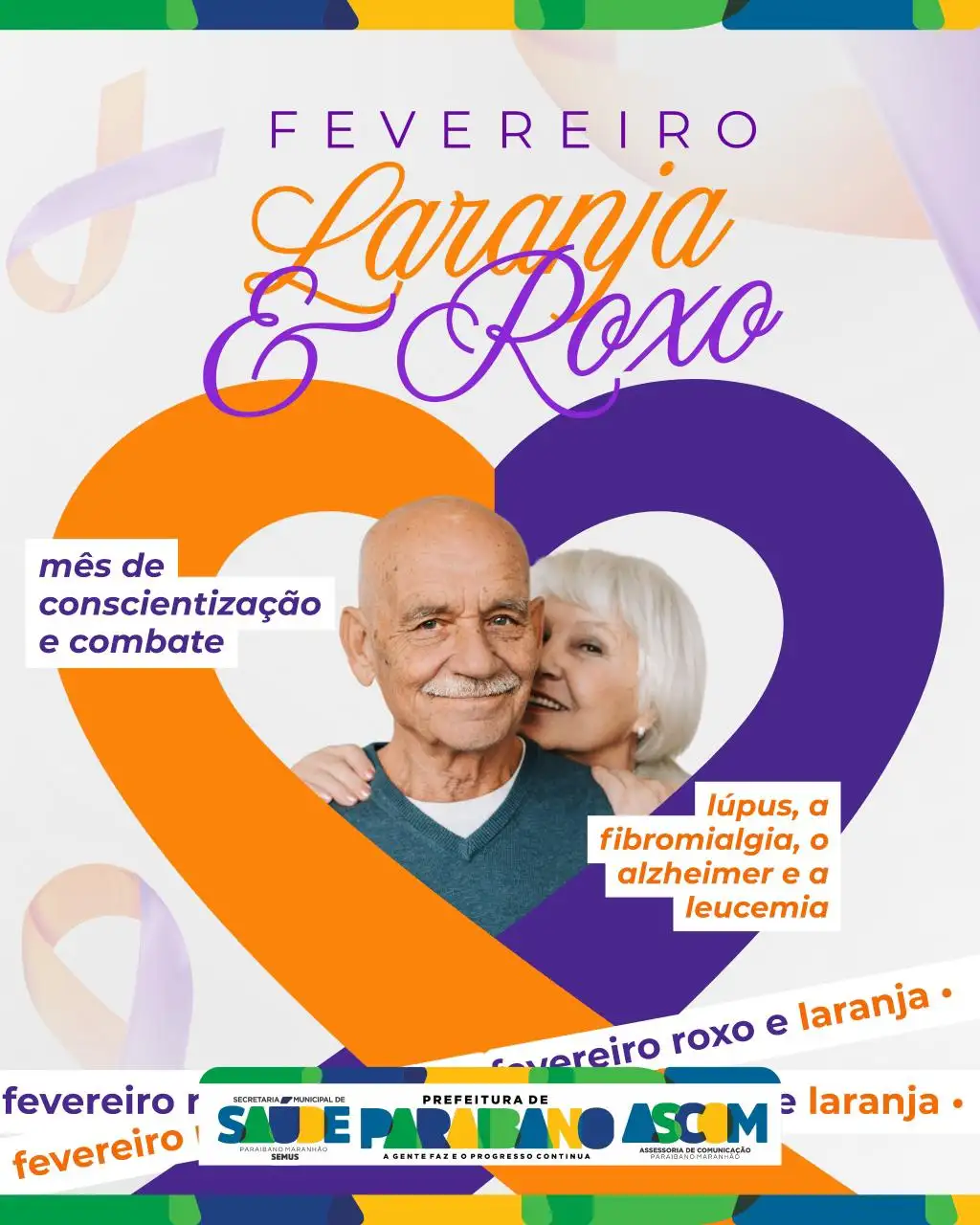 Secretaria Municipal de Saúde incicia campanha do Fevereiro Laranja e Roxo