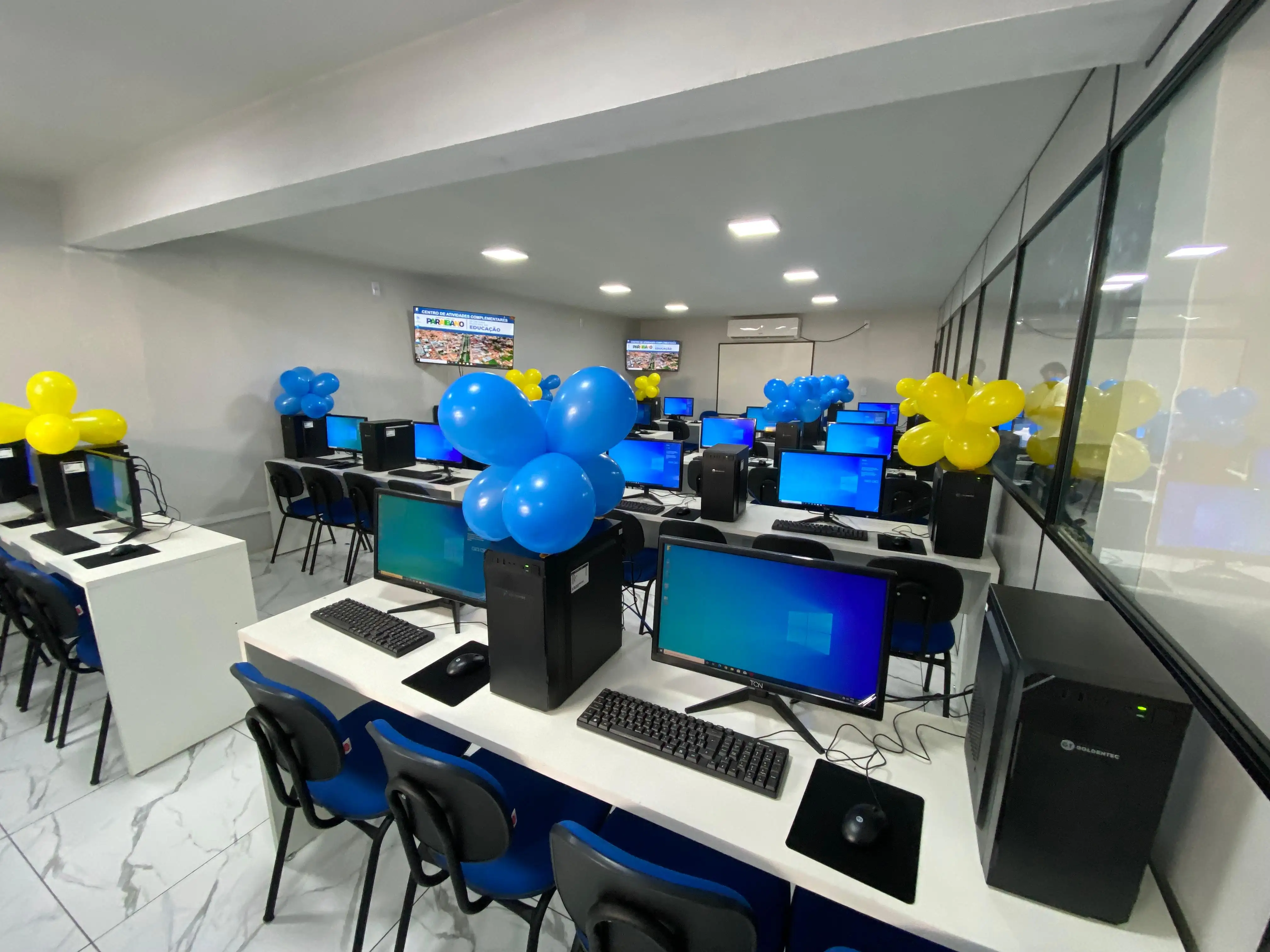 Foto 1 – Prefeitura de Paraibano, inaugura Centro de Atividades Complementares DATATECH.